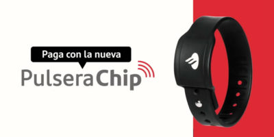 Pulsera Chip de Banco Santander Chile